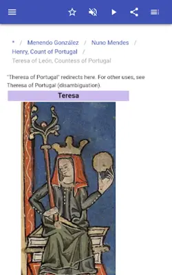 Monarchs of Portugal android App screenshot 0