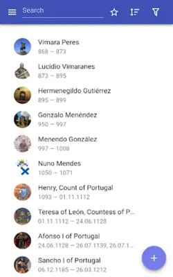 Monarchs of Portugal android App screenshot 4